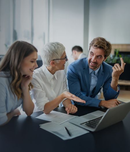 Women looking at mobile screen